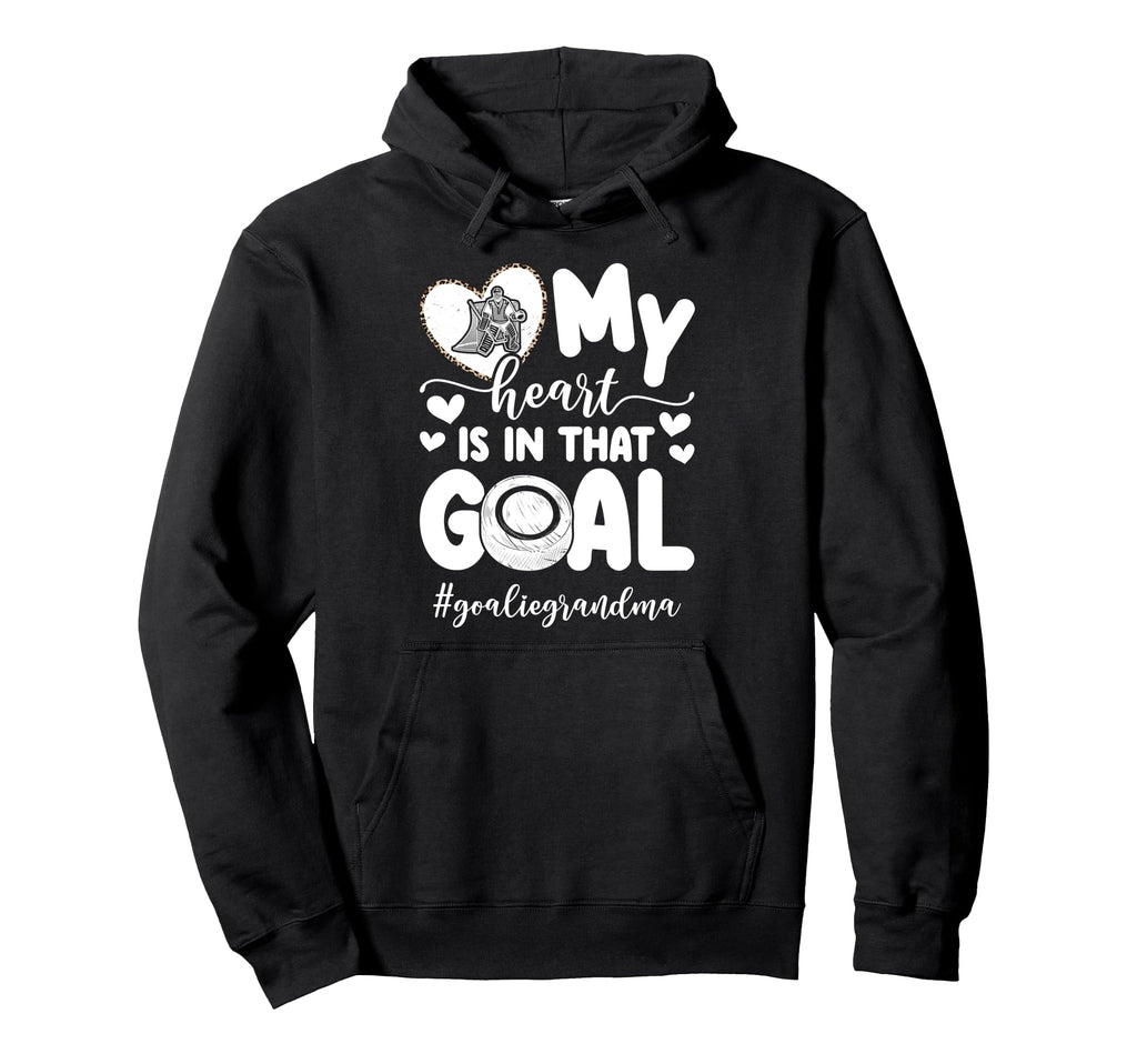 Proud Ice Hockey Goalie Grandma Hoodie - Streetwear Style for Adults