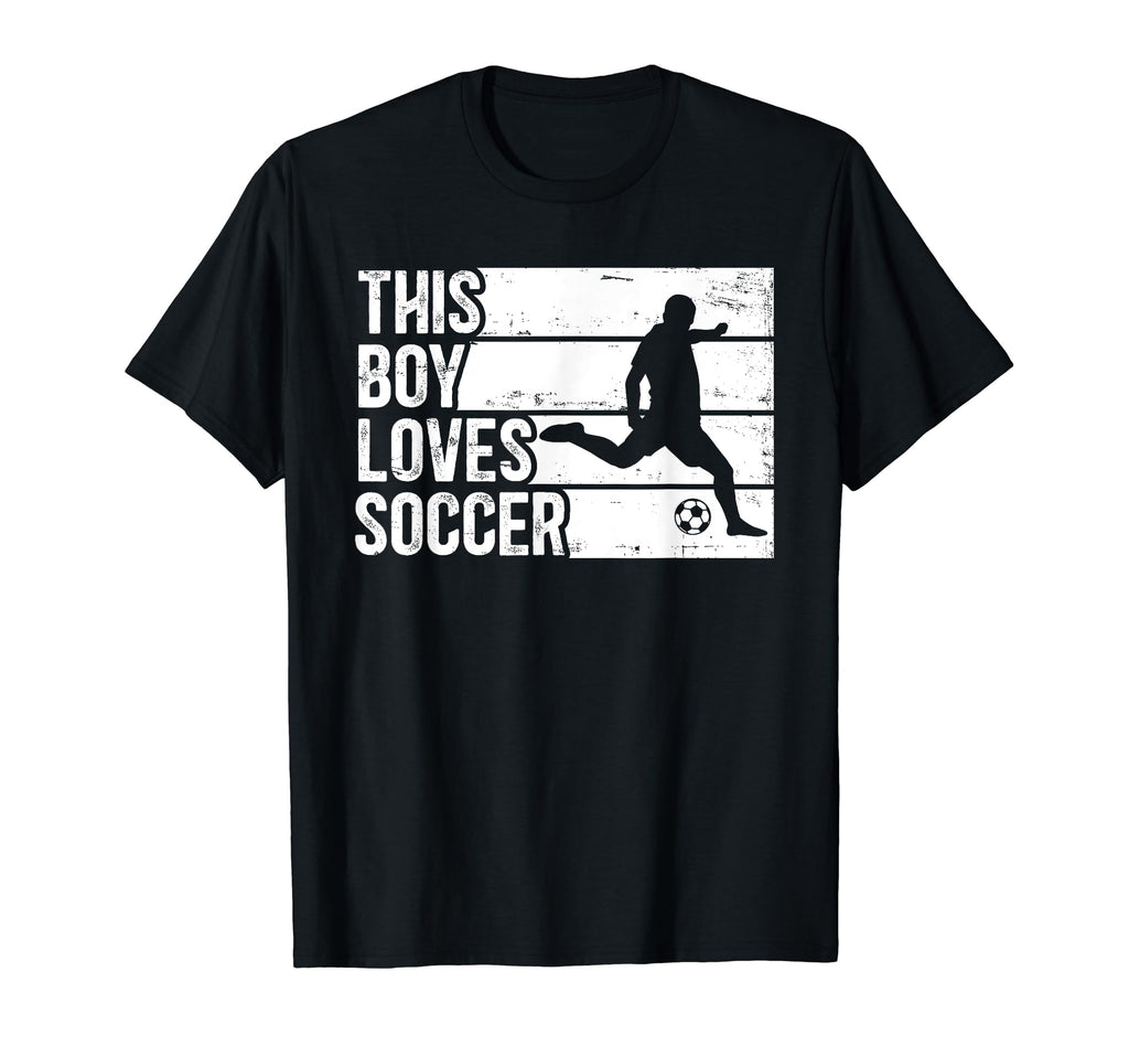 Funny Loves Soccer Sport T-Shirt - Graphic Print Unisex