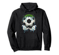 Soccer Glove Drip Player Fans Sports Hoodie - Minimalist Print Men Women