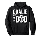 Lacrosse Goalie Dad Lacrosse Hoodie - Minimalist Print Men Women