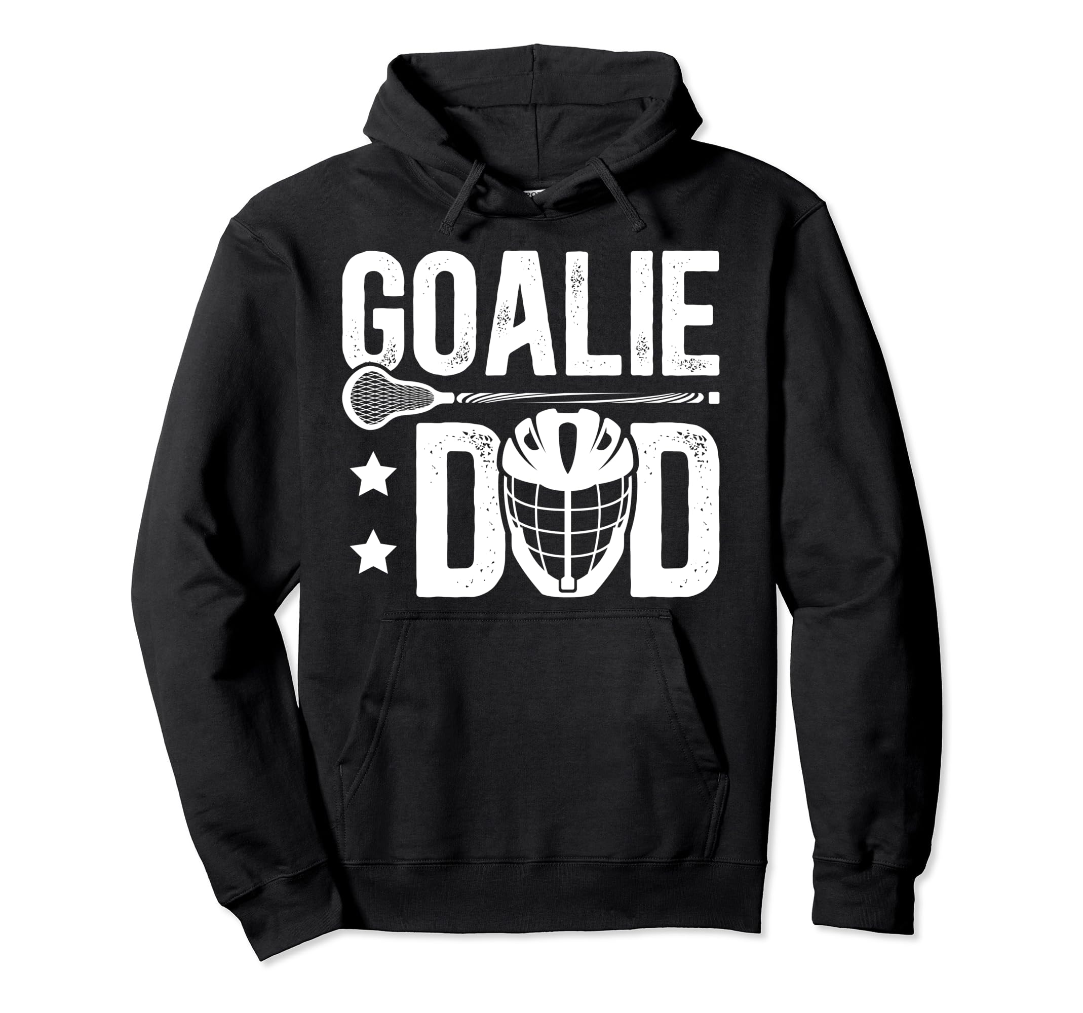 Lacrosse Goalie Dad Lacrosse Hoodie - Minimalist Print Men Women