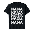 Coquette Soccer Nana Matching T-Shirt - Fun Novelty Design for Adults