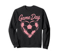 Womens Soccer Game Day Ladies Sweatshirt - Aesthetic Graphic for Adults