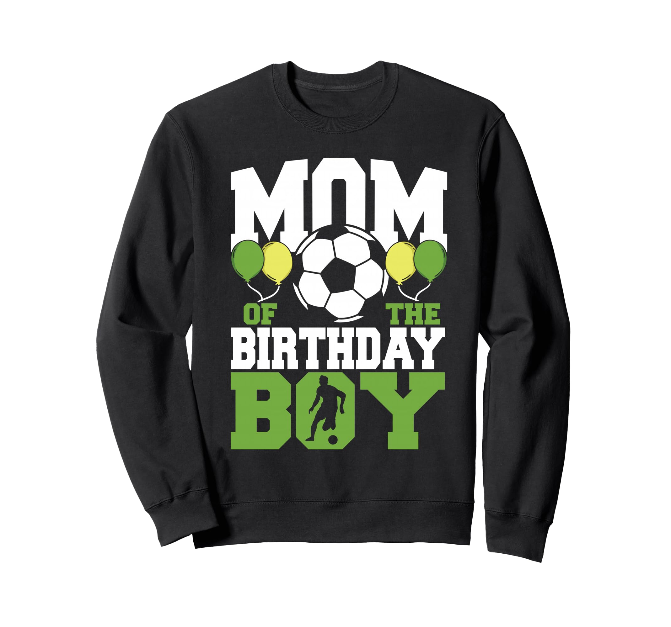 Mom Birthday Family Matching Soccer Sweatshirt - Graphic Print for Adults
