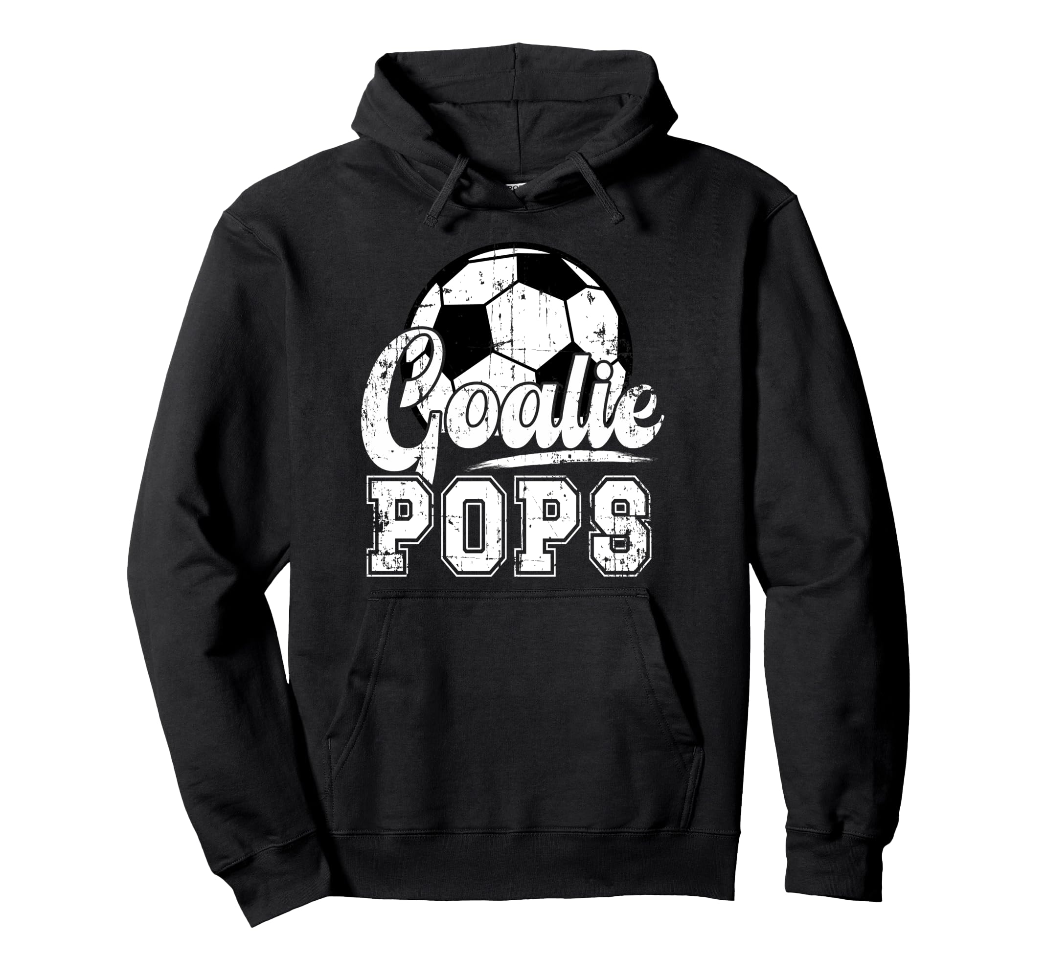Soccer Goalie Pops Grandpa Pops Soccer Hoodie - Novelty Apparel for Adults