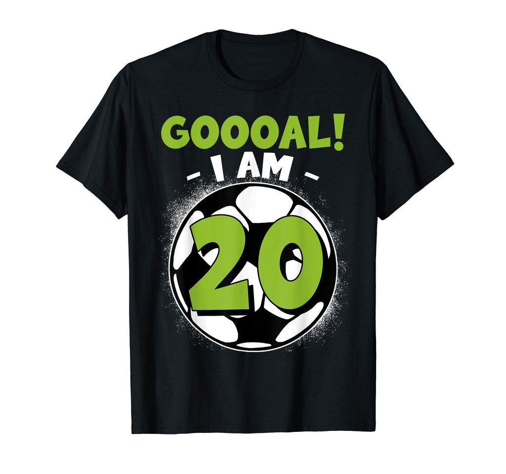 20 Year Old Birthday Soccer Themed 20Thb T-Shirt - Graphic Print Unisex