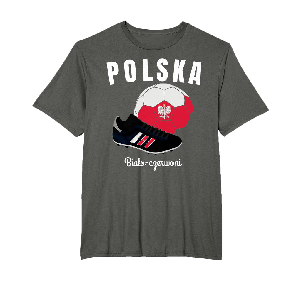 Soccer Polska Flag Poland Flags T-Shirt - Custom Art Print Men Women