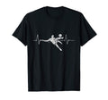 Soccer Player Heartbeat Gift T-Shirt - Custom Art Print Men Women