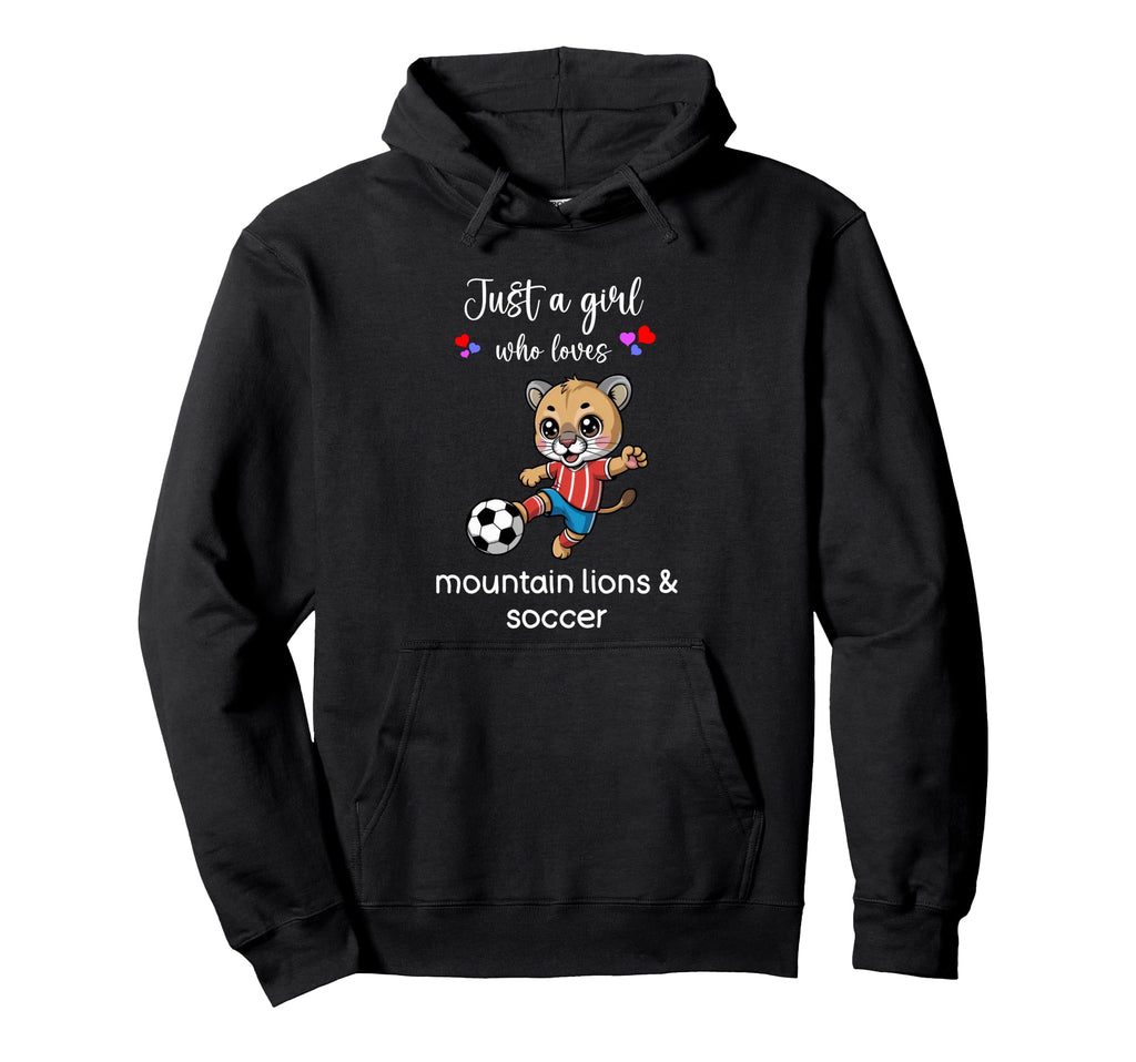Mountain Lion Soccer Mountain Lion Hoodie - Fun Novelty Design Men Women