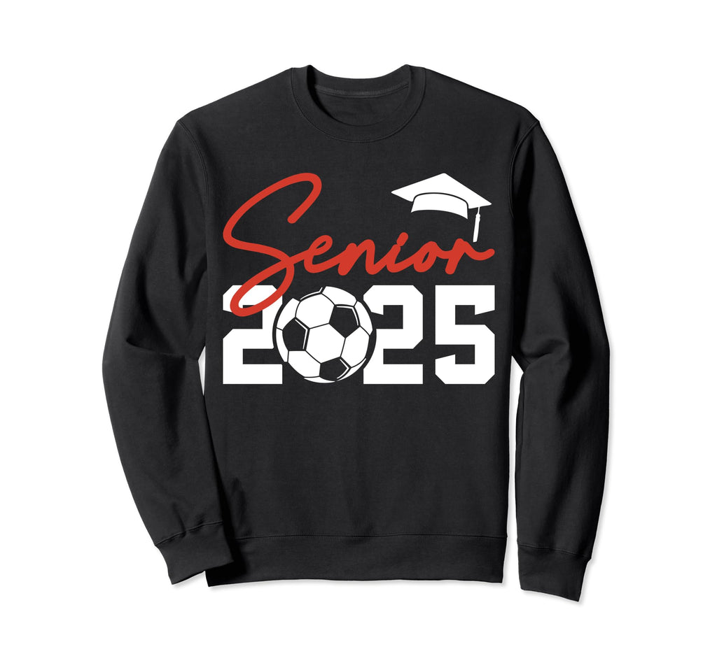 Class 2025 Graduation Senior Soccer Sweatshirt - Aesthetic Graphic Unisex