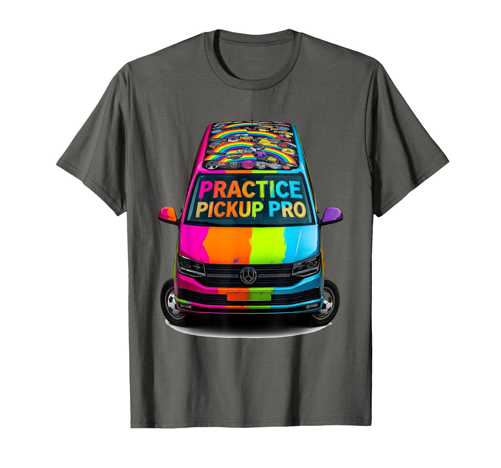 Practice Pickup Pro Soccer Mom T-Shirt - Novelty Apparel for Adults