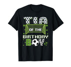 Tia Birthday Soccer Group Family T-Shirt - Minimalist Print for Adults