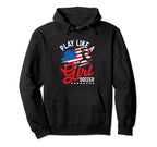 Play Like Soccer Player Athlete Team Coach Hoodie - Unique Graphic Unisex