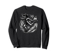 Soccer Launching Kick Fierce Sweatshirt - Unique Graphic Unisex