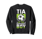 Tia Birthday Soccer Player Bday Sweatshirt - Aesthetic Graphic Men Women