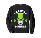 Soccer Defense St Patricks Day Hoodie - Casual Everyday Wear Unisex