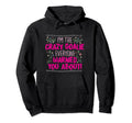 Crazy Goalie Goalkeeper Hoodie - Minimalist Print for Adults