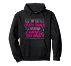 Crazy Goalie Goalkeeper Hoodie - Minimalist Print for Adults