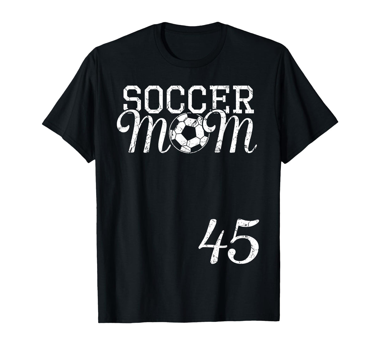 Soccer Mom Jersey Number 45 Favorite T-Shirt - Minimalist Print Men Women