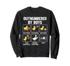 Outnumbered Ducklings Football Sweatshirt - Fun Novelty Design Men Women