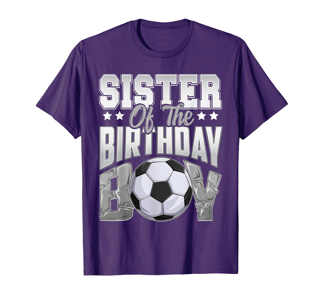 Sister Soccer Birthday Family Baller B T-Shirt - Streetwear Style Unisex