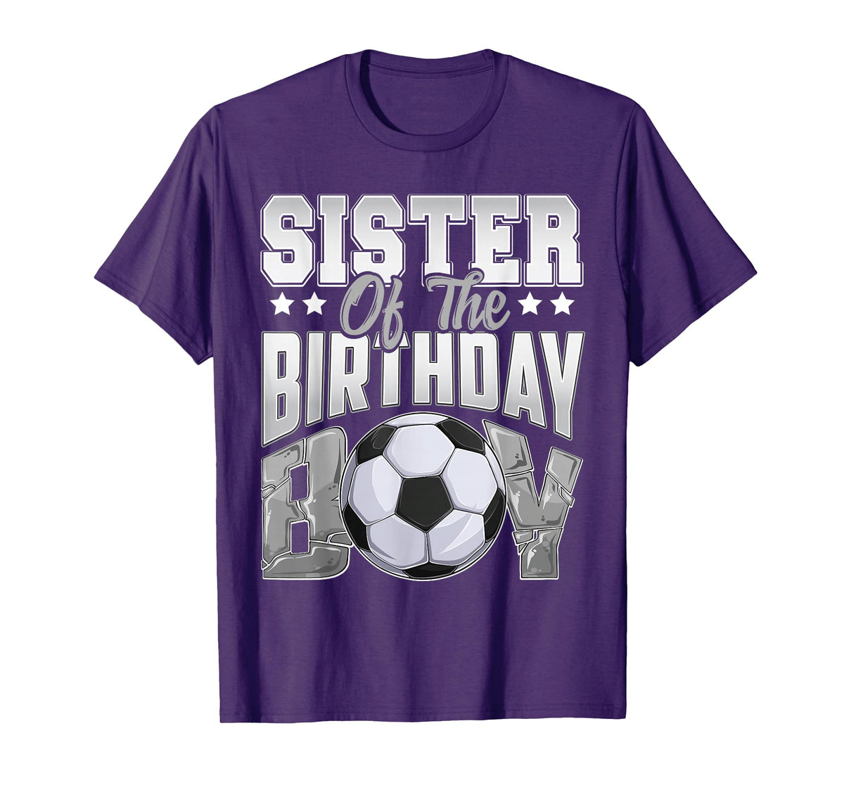 Sister Soccer Birthday Family Baller B T-Shirt - Streetwear Style Unisex