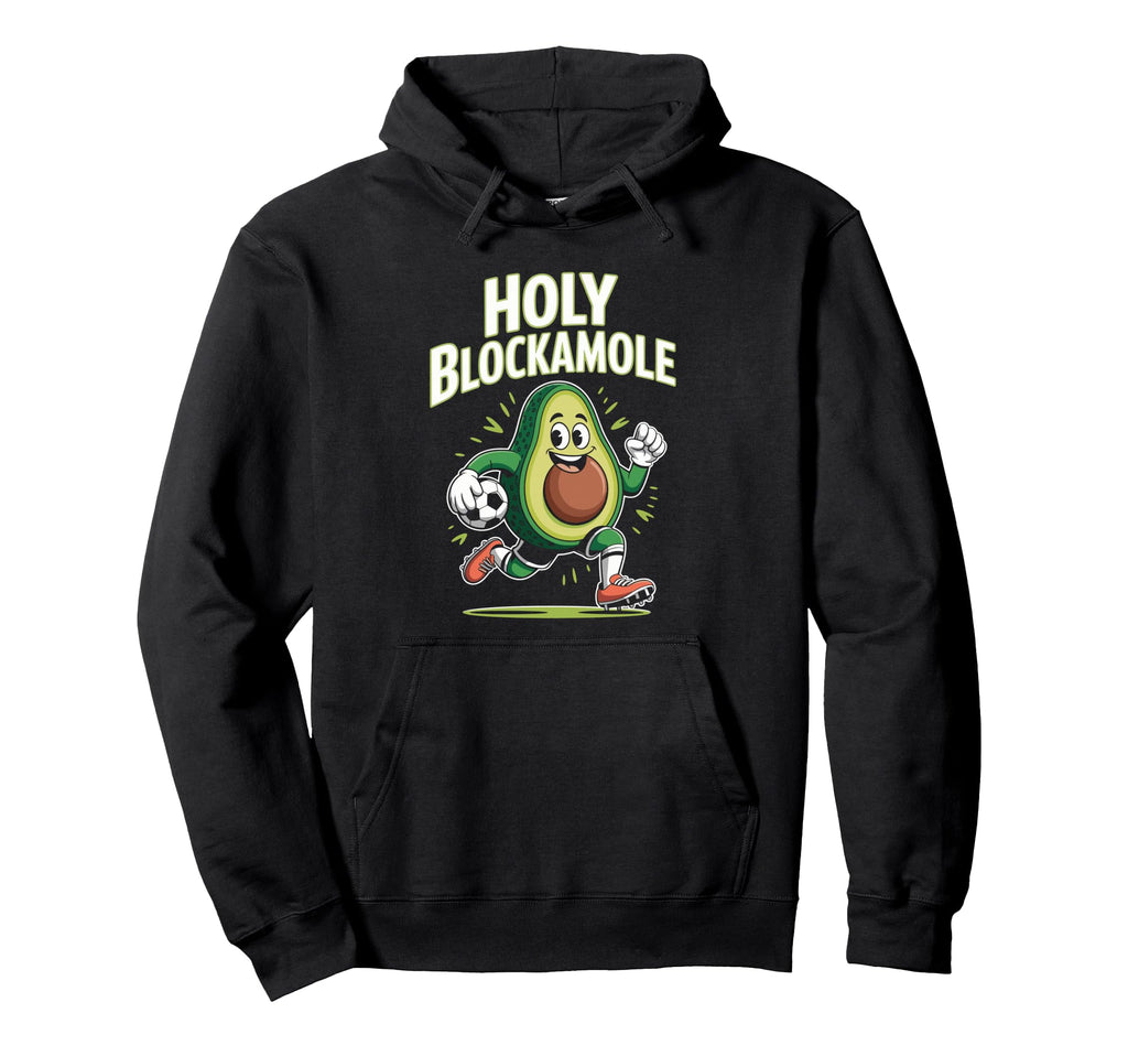 Holy Blockamole Avocado Goalkeeper Hoodie - Minimalist Print Men Women