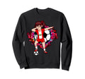 Dabbing Soccer Peru Fans Jersey Sweatshirt - Graphic Print Men Women