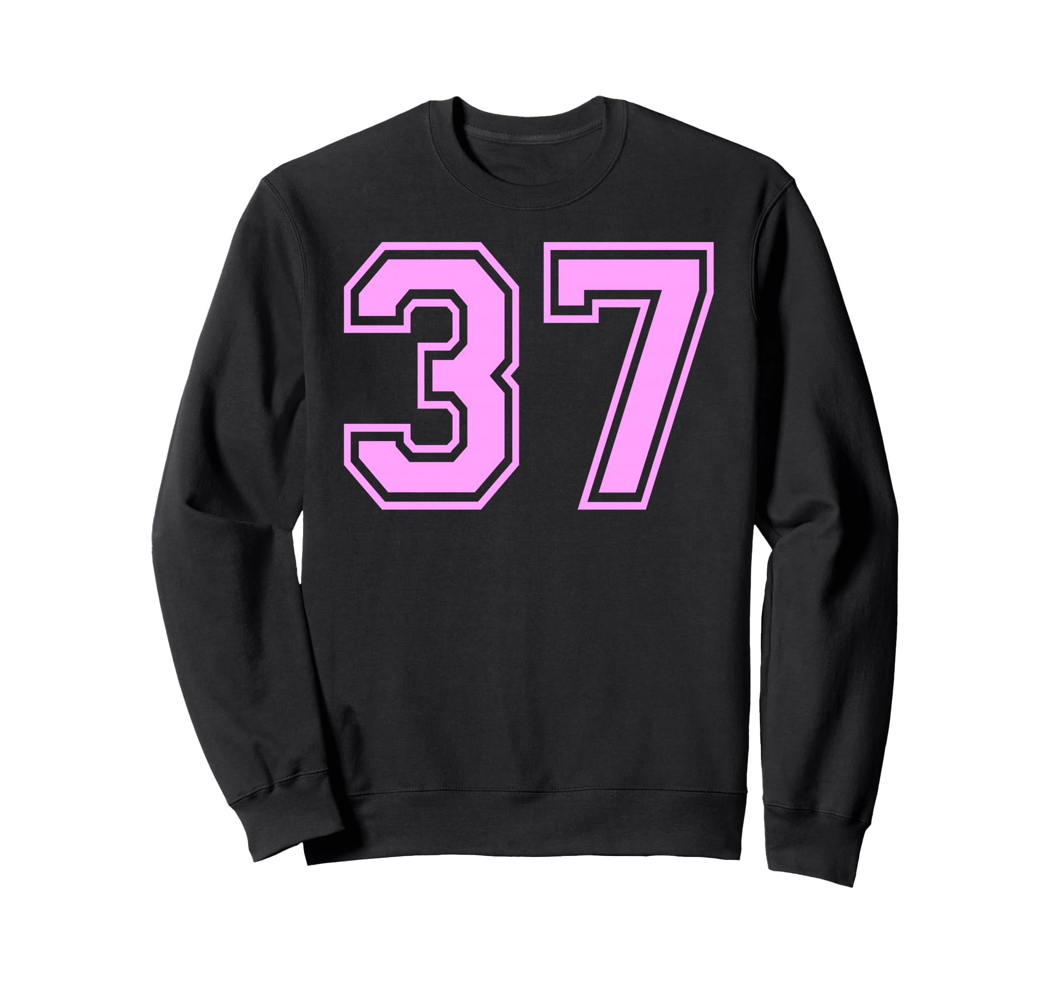37 Number Thirty Seven Sports Sweatshirt - Custom Art Print Men Women