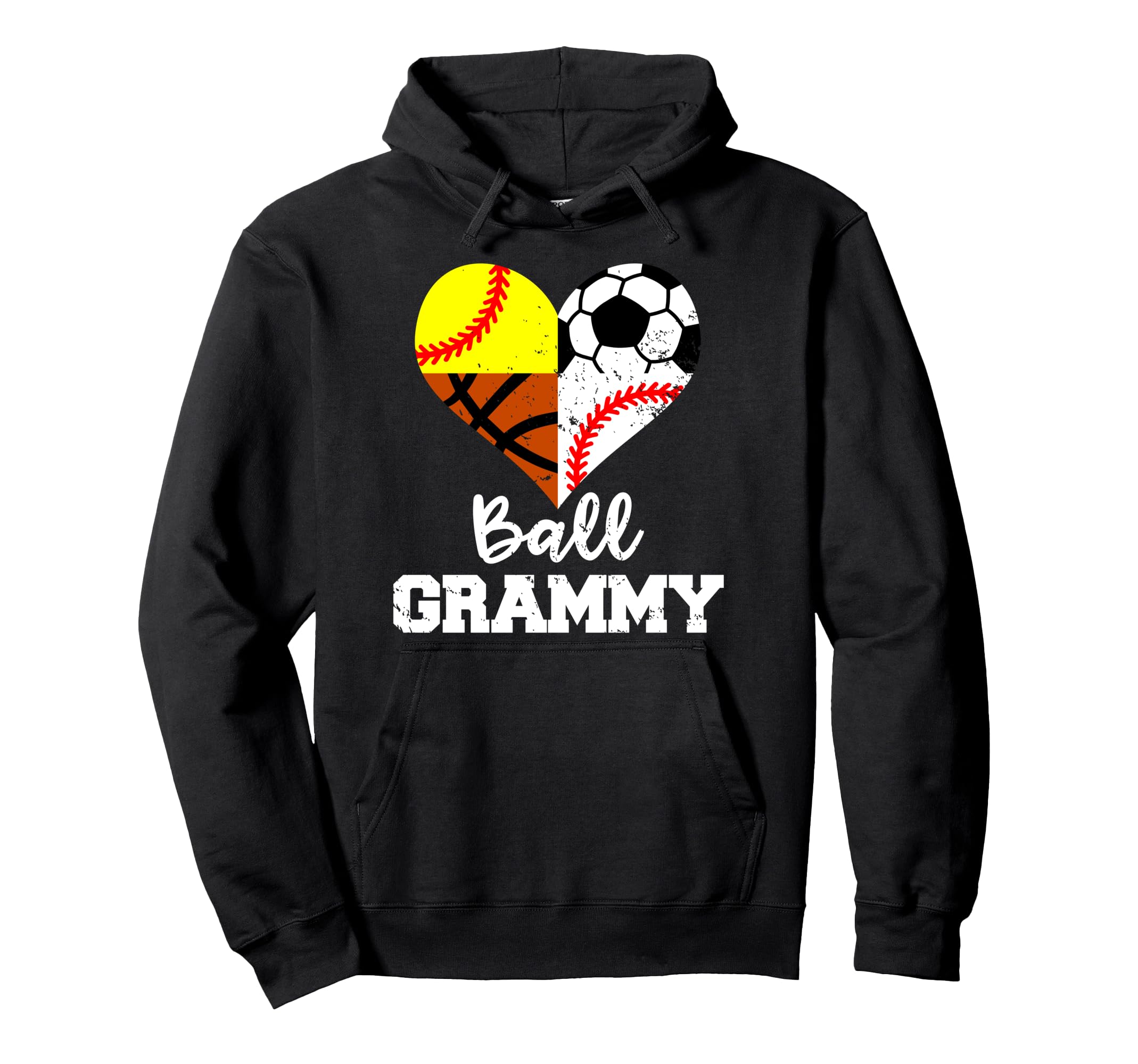 Ball Grammy Soccer Baseball Softball Hoodie - Graphic Print Men Women