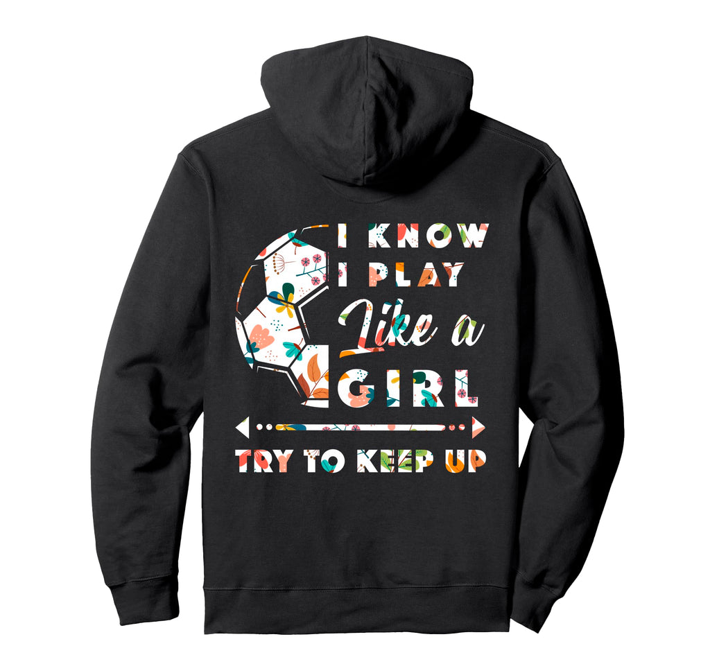 Soccer And Soccer Playing Team Hoodie - Casual Everyday Wear for Adults