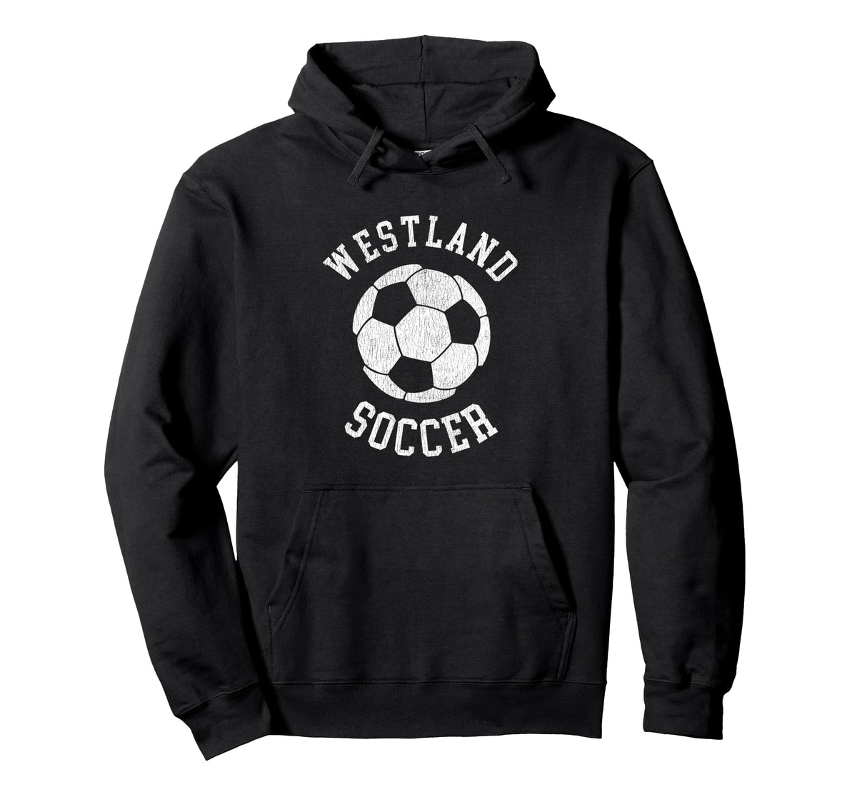 Westland Soccer Distressed 90S Hoodie - Aesthetic Graphic for Adults