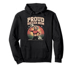 Proud Soccer Mom Sunset Vibes Hoodie - Aesthetic Graphic Unisex
