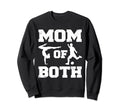 Mom Both Funny Soccer Sweatshirt - Casual Everyday Wear for Adults