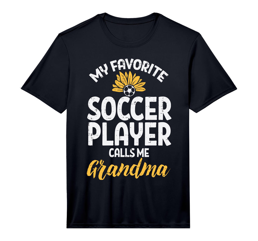 Mens My Favorite Soccer Player Grandma T-Shirt - Unique Graphic Unisex
