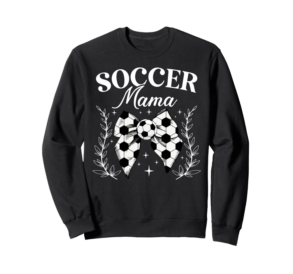 Soccer Mama Coquette Soccer Mom Sweatshirt - Minimalist Print Men Women