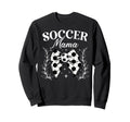 Soccer Mama Coquette Soccer Mom Sweatshirt - Minimalist Print Men Women