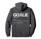 Hockey Goalie Gear Soccer Goalkeeper Hoodie - Aesthetic Graphic Unisex