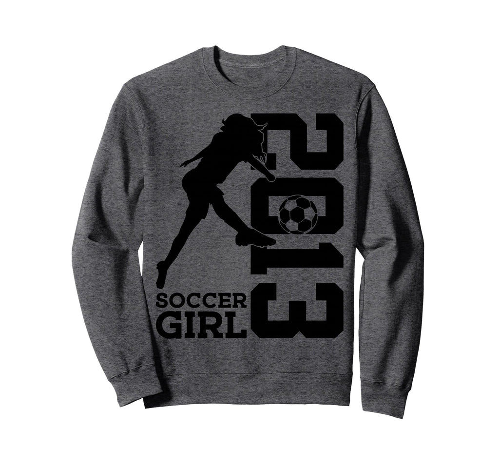 13Th Birthday Soccer 2013 Sweatshirt - Minimalist Print Men Women