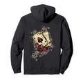 Distressed Ace Spades Playing Cards Hoodie - Casual Everyday Wear Unisex