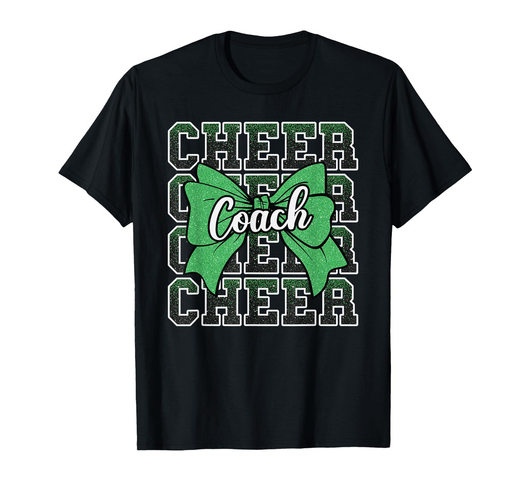 Green Funny Sport Loud Proud Cheer T-Shirt - Graphic Print for Adults