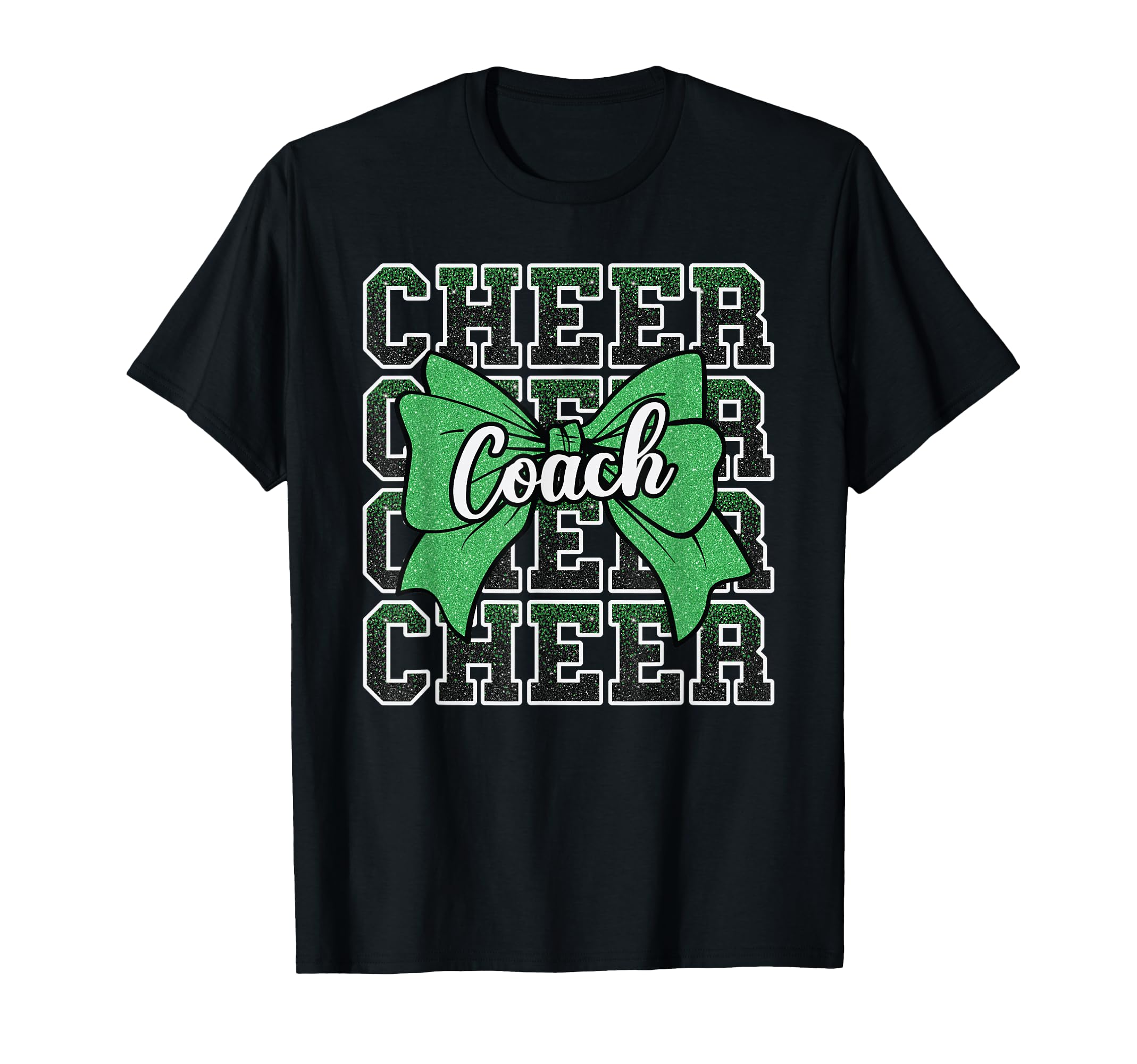 Green Funny Sport Loud Proud Cheer T-Shirt - Fun Novelty Design for Adults