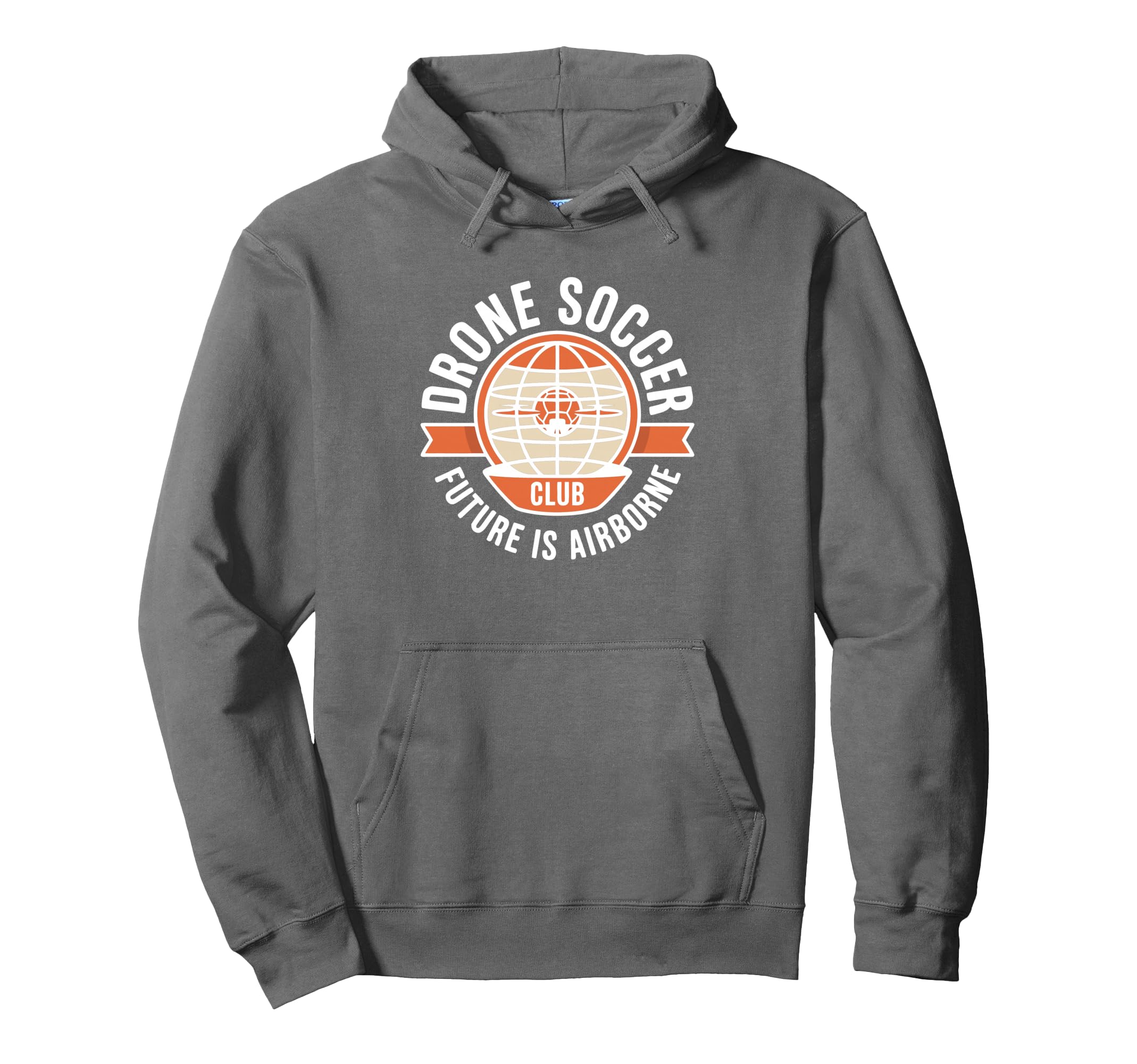 Drone Soccer Club Team Emblem Hoodie - Graphic Print Unisex