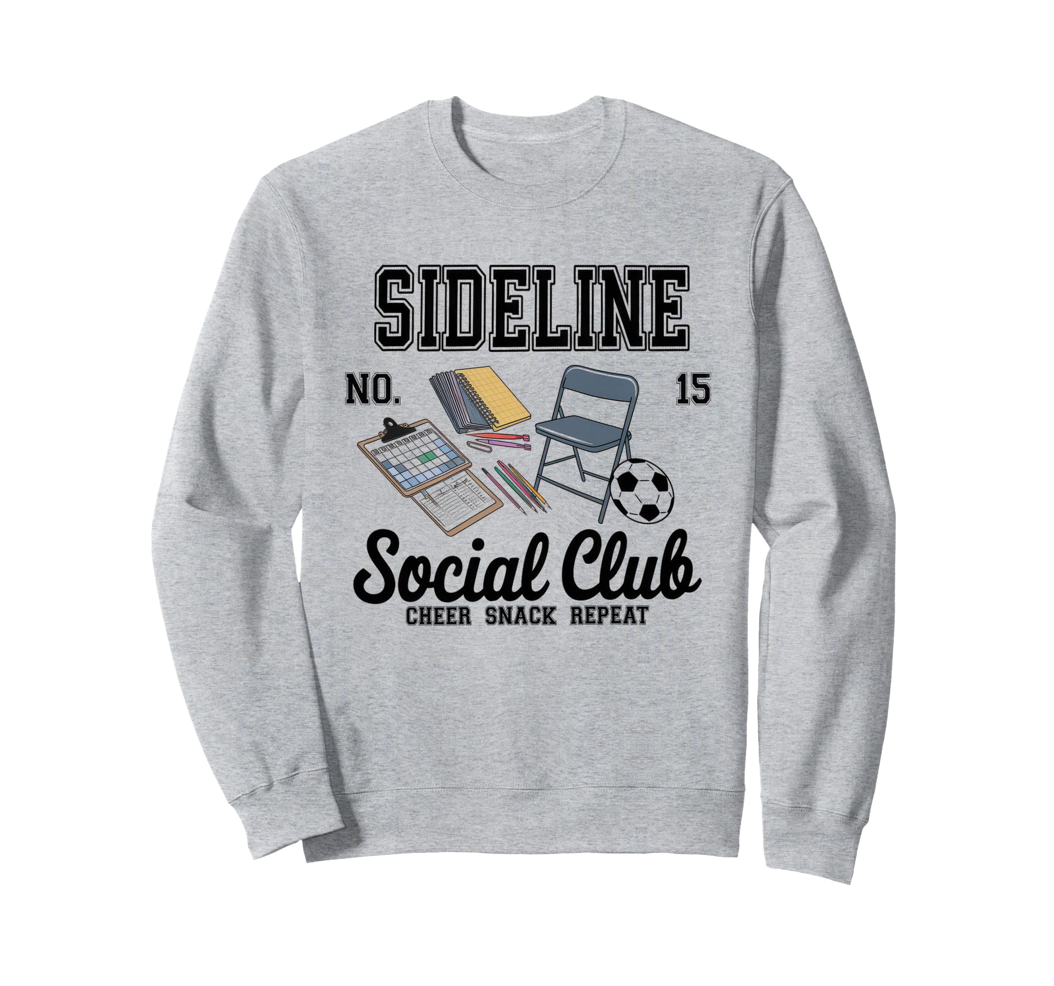 Sideline Social Club Soccer Mom Sweatshirt - Casual Everyday Wear Unisex