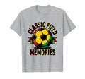 Soccer Ball Field Memories T-Shirt - Minimalist Print Men Women