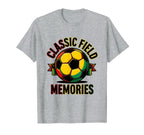 Soccer Ball Field Memories T-Shirt - Minimalist Print Men Women