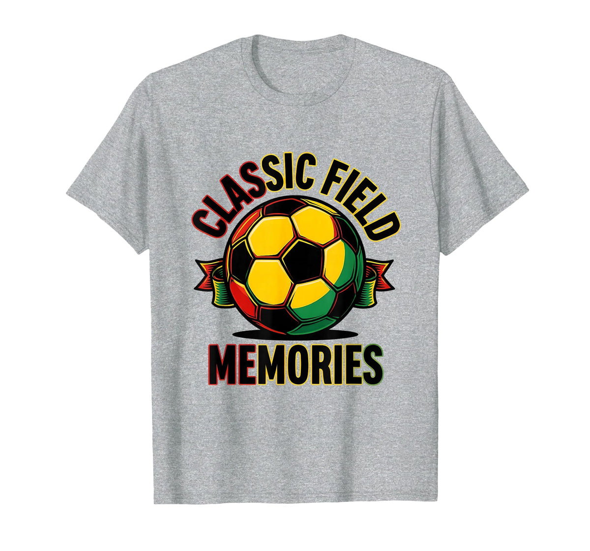 Soccer Ball Field Memories T-Shirt - Minimalist Print Men Women