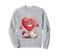 Heart Soccer Gift Hoodie - Casual Everyday Wear for Adults