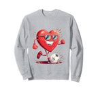 Heart Soccer Gift Hoodie - Casual Everyday Wear for Adults