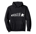 Ice Hockey Goalie Goal Keeper Hoodie - Minimalist Print for Adults